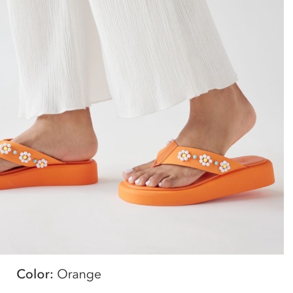 UO embellished Thong sandals